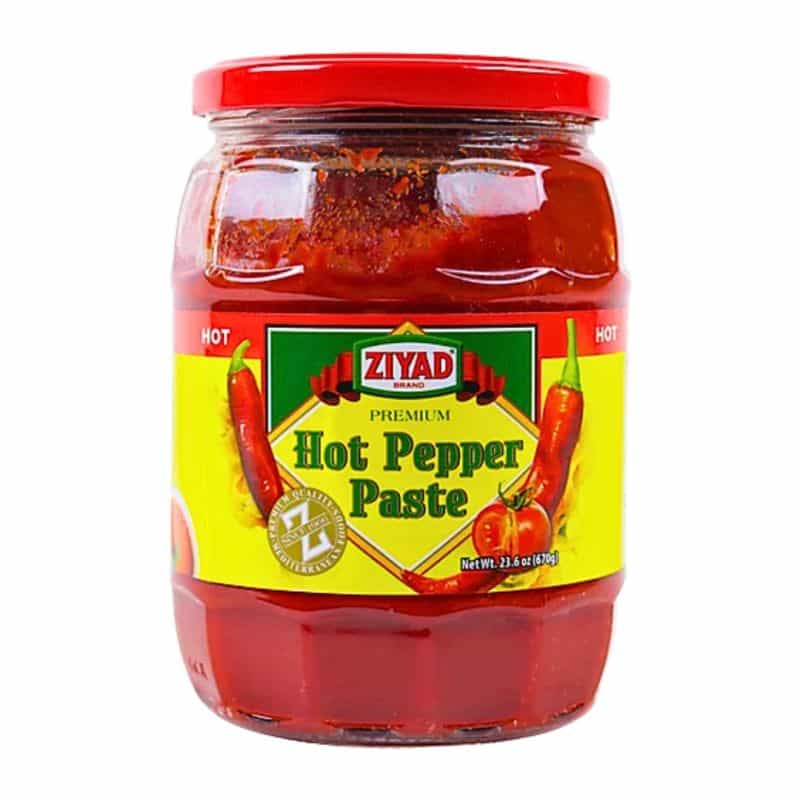 Ziyad Hot Pepper Paste with Tomatoes 680g