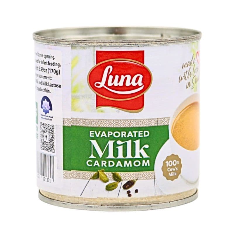 Luna Evaporated Milk with Cardamom 170g thumbnail